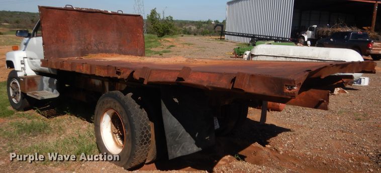 image for item ET9170 1990 Chevrolet Kodiak  flatbed truck