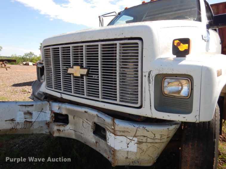 image for item ET9170 1990 Chevrolet Kodiak  flatbed truck