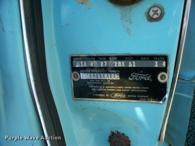 image for item FW9040 1965 Ford Thunderbird