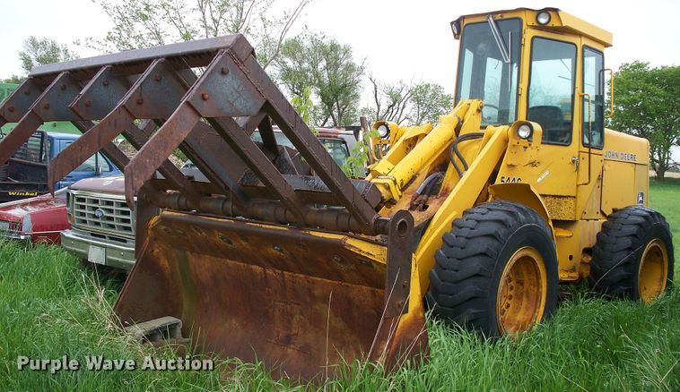 image for item GQ9596 1985 John Deere 544C  wheel loader