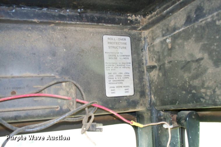 image for item GQ9596 1985 John Deere 544C  wheel loader