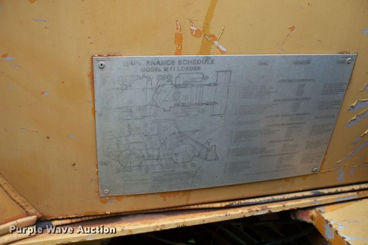 image for item GQ9598 1981 Case W11  wheel loader