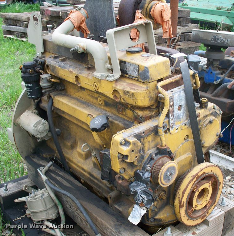 image for item GQ9600 John Deere 6068 six cylinder diesel engine core