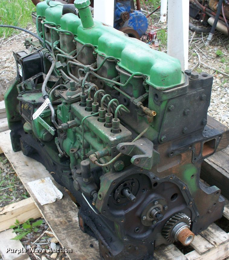 image for item GQ9601 John Deere 466 six cylinder diesel engine core