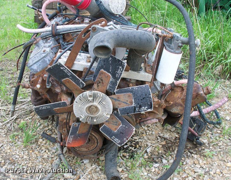 image for item GQ9603 International 803 eight cylinder diesel engine core