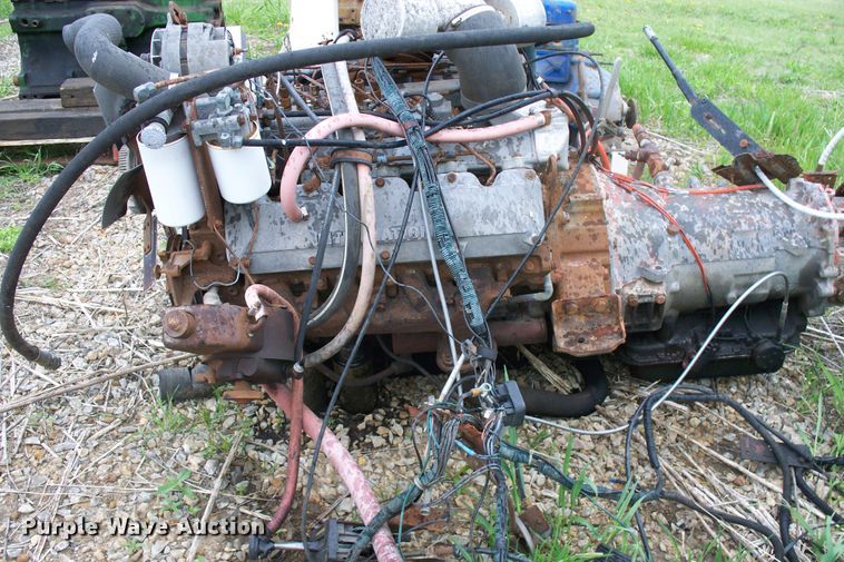 image for item GQ9603 International 803 eight cylinder diesel engine core