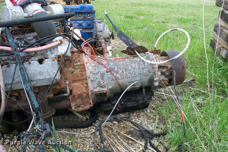 image for item GQ9603 International 803 eight cylinder diesel engine core