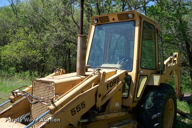 image for item GQ9610 Ford 555  backhoe