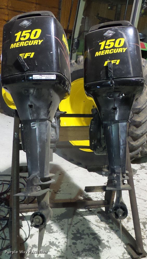 image for item GR9435 (2) 2003 Mercury EFI outboard boat engines