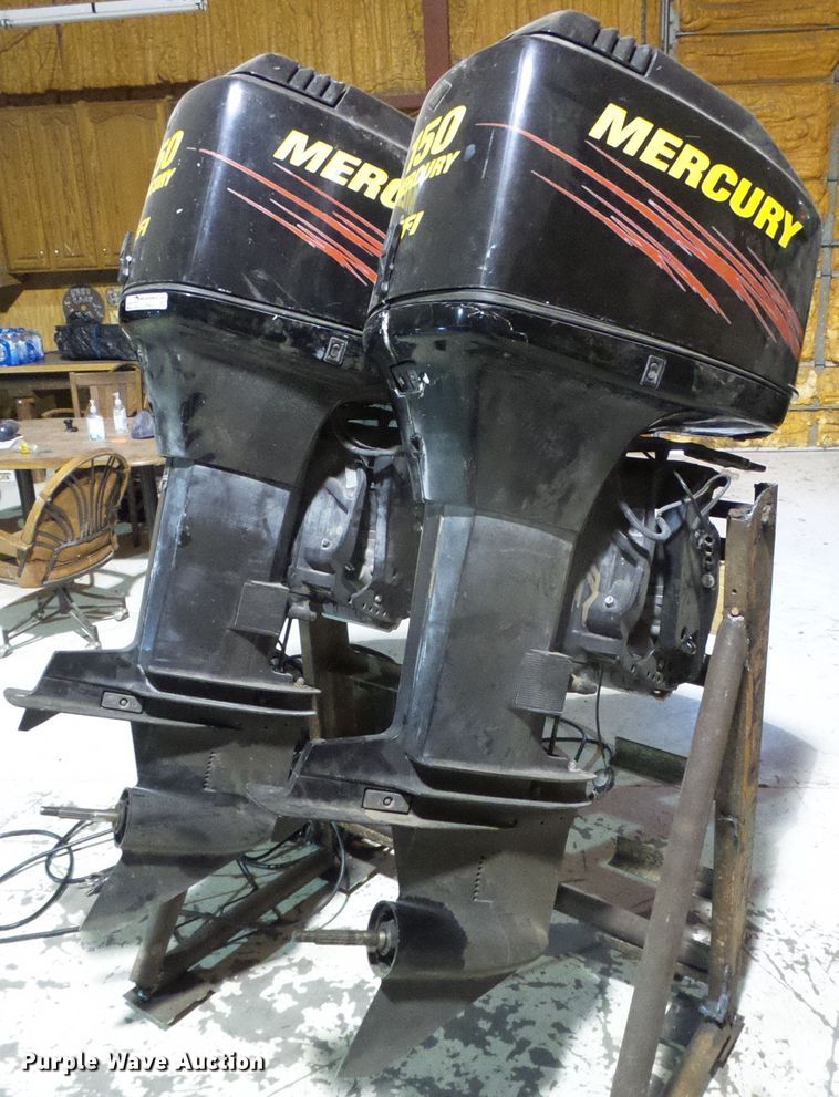 image for item GR9435 (2) 2003 Mercury EFI outboard boat engines