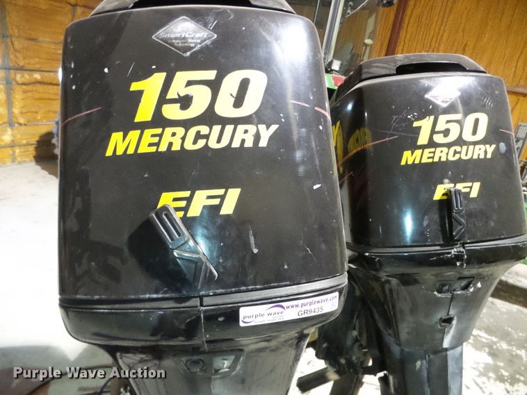 image for item GR9435 (2) 2003 Mercury EFI outboard boat engines
