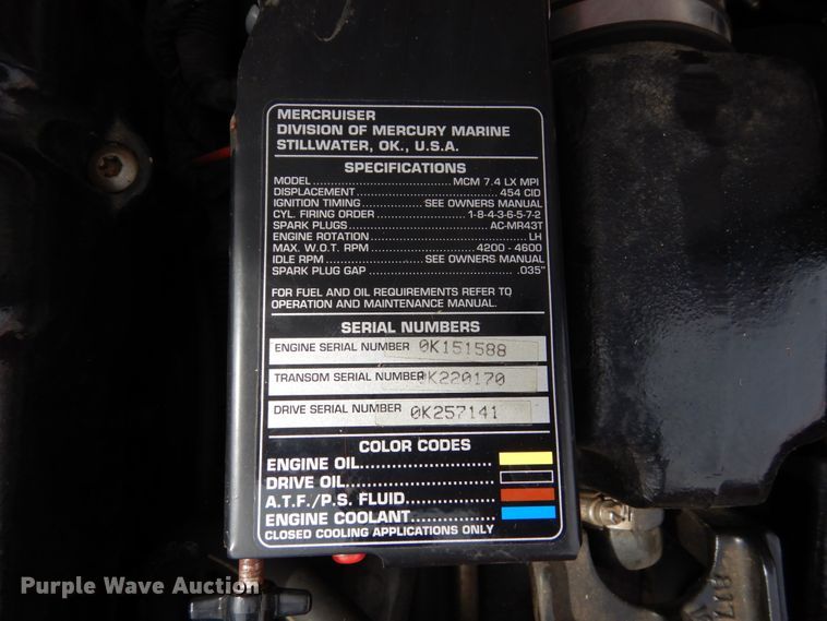 image for item HE9579 1997 Baja Outlaw  boat