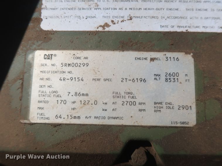 image for item HK9701 1993 Am General M35A3C  military box truck