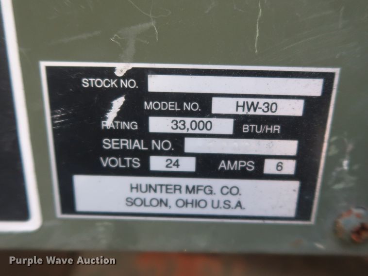 image for item HK9701 1993 Am General M35A3C  military box truck