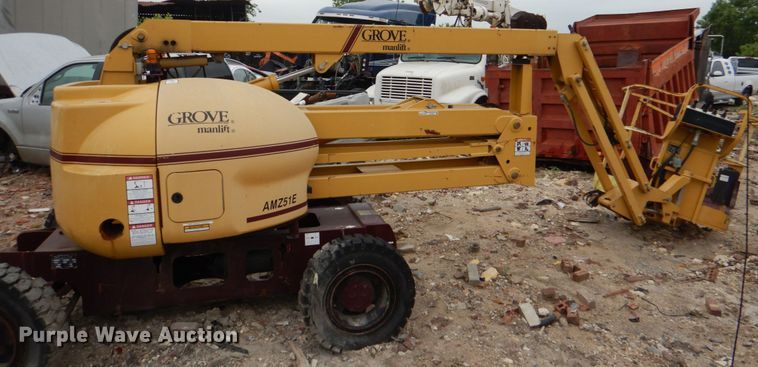 image for item HL9456 1999 Grove AMZ51E  boom lift