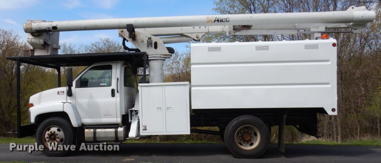 image for item HR9249 2004 GMC C7500  forestry bucket truck