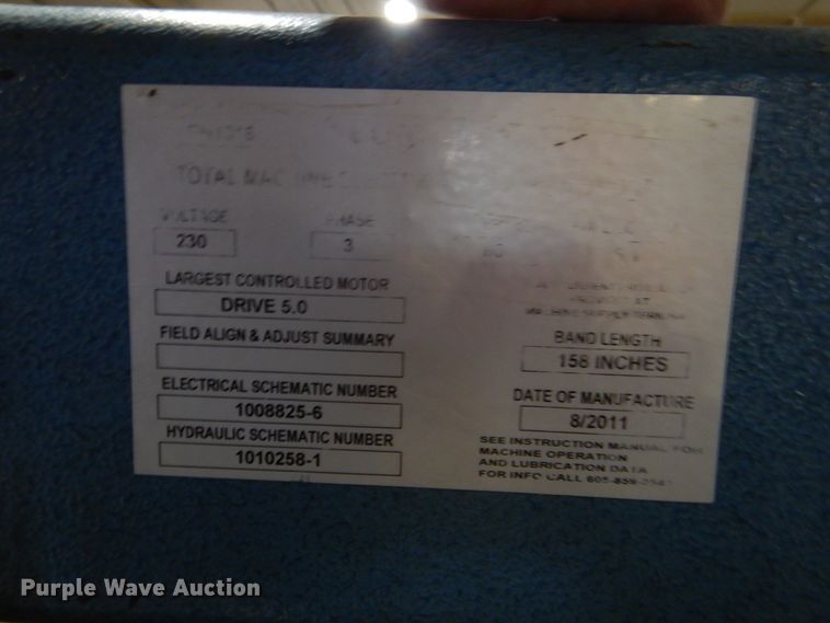 image for item IA9747 2011 Scotchman  band saw