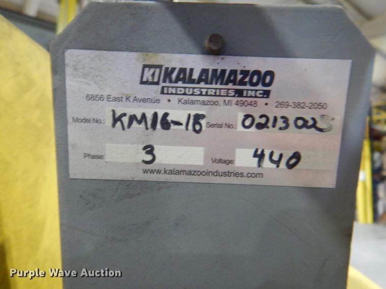 image for item IA9748 Kalamazoo Industries KM16-18  chop saw