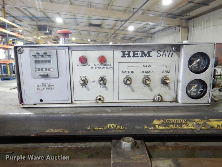 image for item IA9752 HE&M H90A-B/F  band saw
