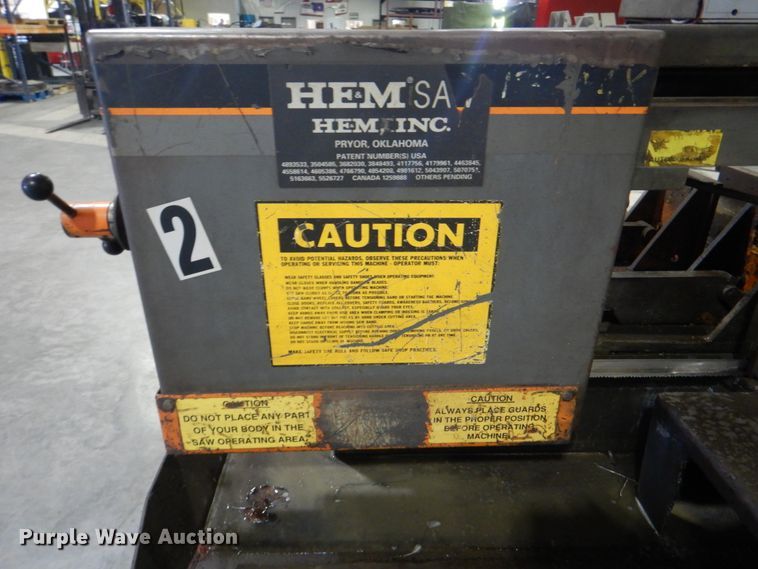 image for item IA9752 HE&M H90A-B/F  band saw