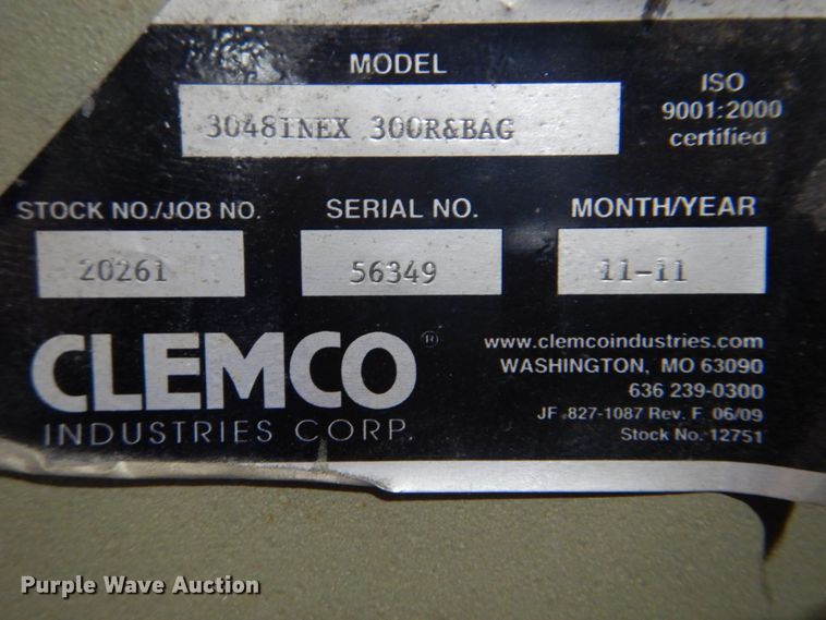 image for item IA9755 Clemco Industries 3048  abrasive blasting cabinet