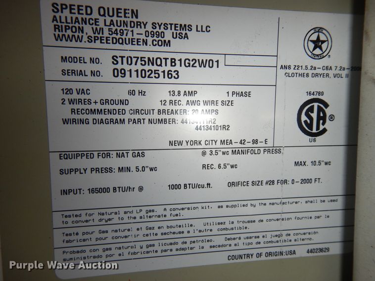 image for item ID9790 Appliances