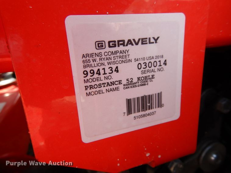 image for item IL9309 Gravely 994134  ZTR lawn mower