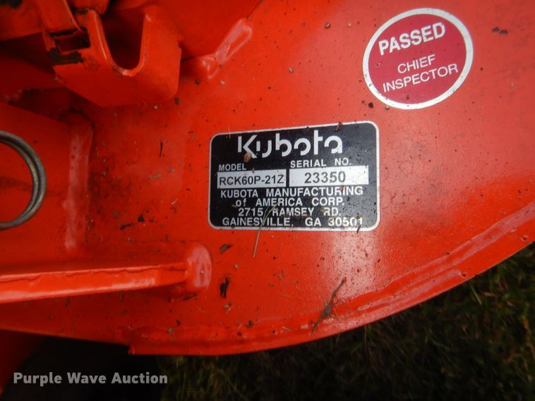 image for item IP9779 Kubota ZD21  ZTR lawn mower