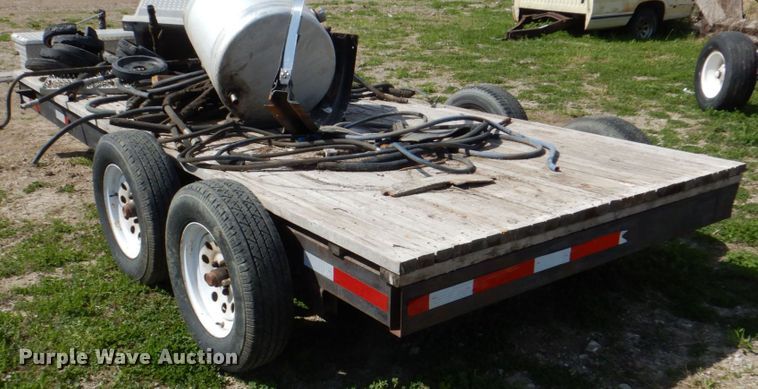 image for item IQ9411 Shop built utility trailer