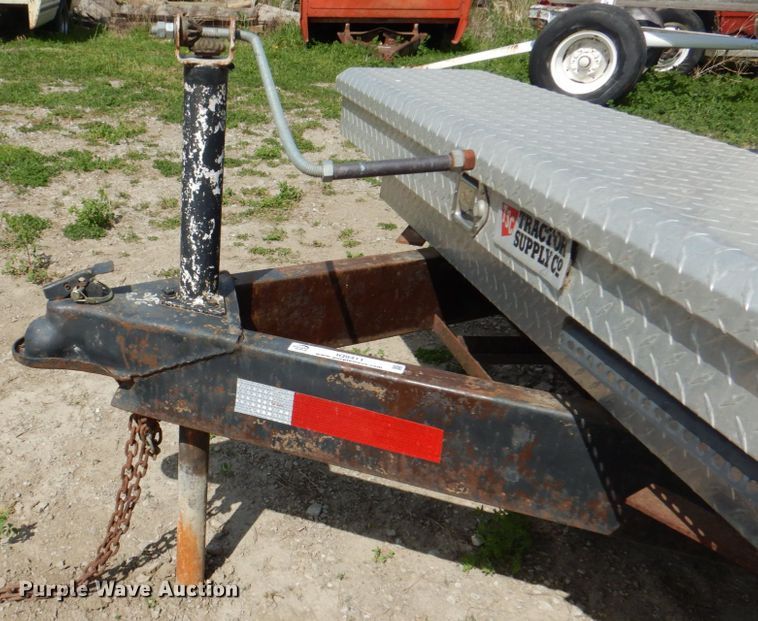 image for item IQ9411 Shop built utility trailer