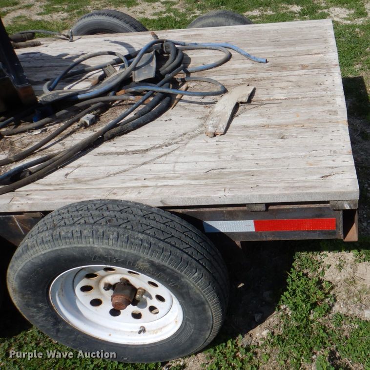 image for item IQ9411 Shop built utility trailer
