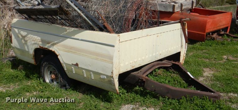 image for item IQ9412 Shop built pickup truck bed trailer