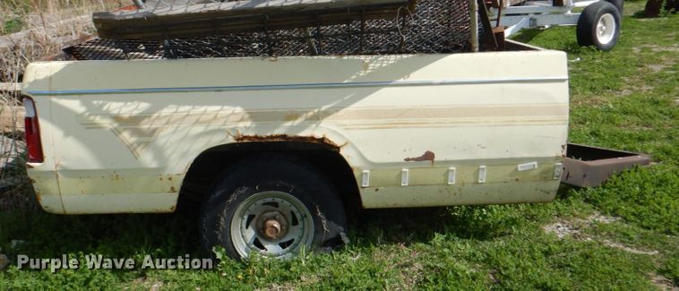 image for item IQ9412 Shop built pickup truck bed trailer