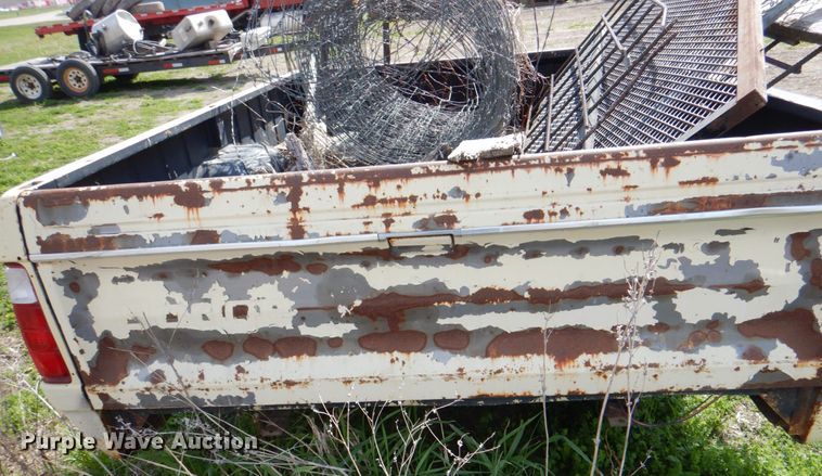 image for item IQ9412 Shop built pickup truck bed trailer