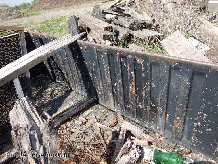 image for item IQ9412 Shop built pickup truck bed trailer