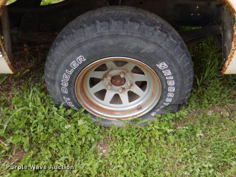 image for item IQ9412 Shop built pickup truck bed trailer