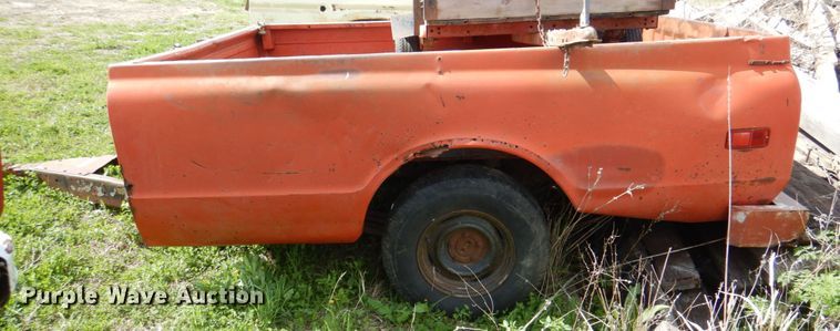 image for item IQ9413 Shop built pickup truck bed trailer