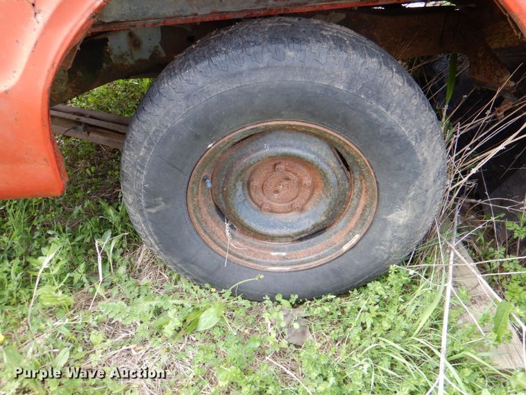 image for item IQ9413 Shop built pickup truck bed trailer