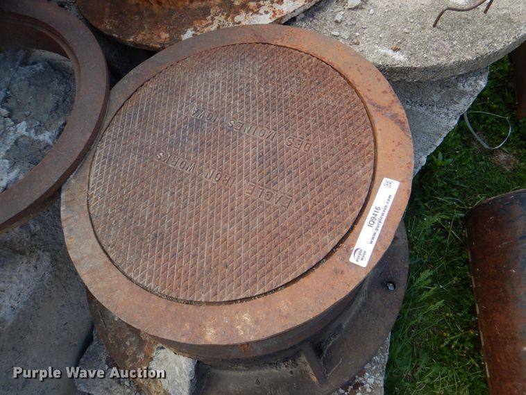 image for item IQ9416 (7) manhole covers and catch basins