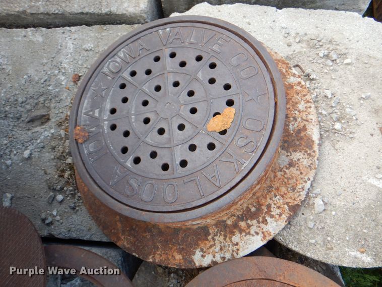 image for item IQ9416 (7) manhole covers and catch basins