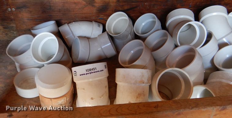 image for item IQ9451 Approximately 55 PVC pipe fittings