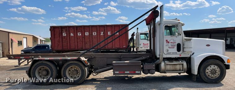 image for item IR9864 1994 Peterbilt 377  roll-off container truck