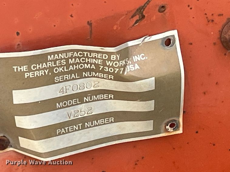 image for item IR9909 Ditch Witch V252  cable plow