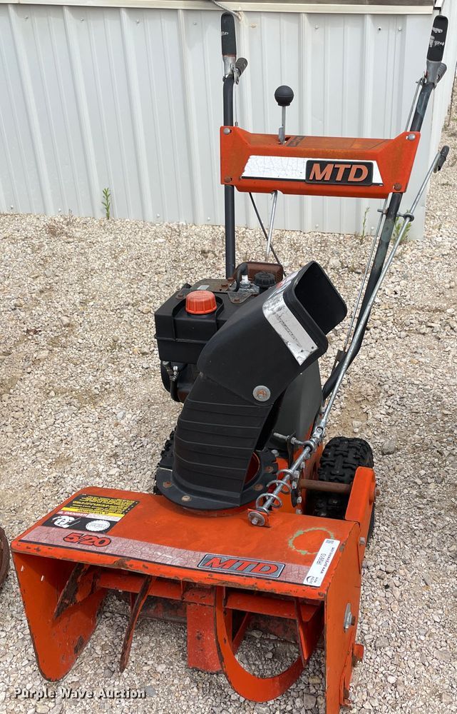 image for item IR9910 MTD 5/20  snowblower