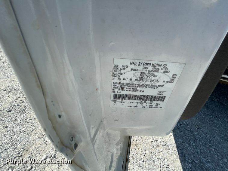 image for item IR9953 2009 Ford F150  SuperCab pickup truck