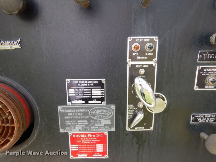 image for item IT9250 1988 Ford L9000  pumper fire truck