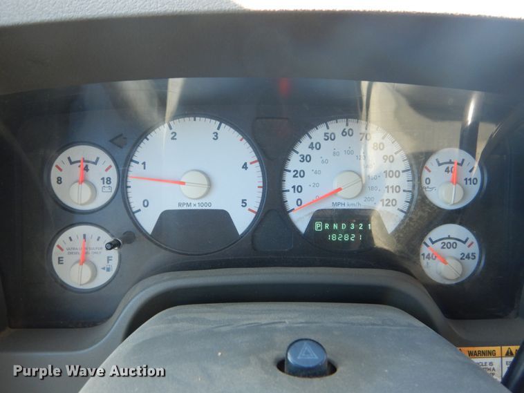 image for item IY9715 2009 Dodge Ram 4500  flatbed truck