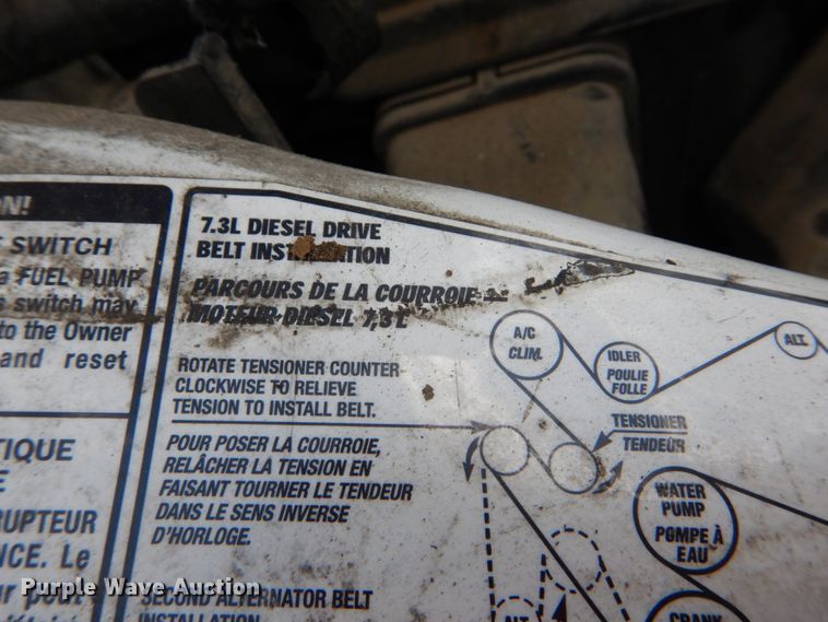 image for item IY9728 2002 Ford F550 Super Duty  flatbed truck