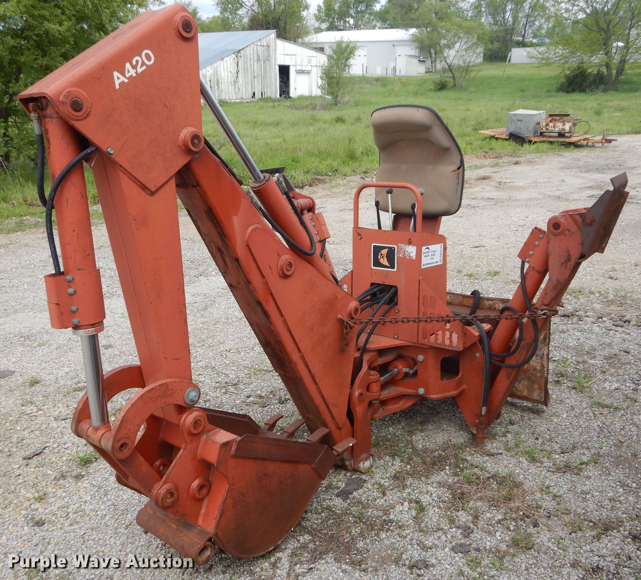 Ditch Witch A420 skid steer backhoe in Basehor, KS Item DM4288 sold