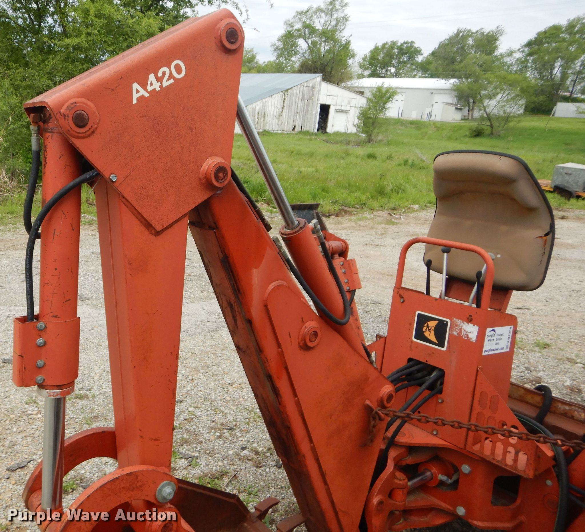 Ditch Witch A420 skid steer backhoe in Basehor, KS Item DM4288 sold